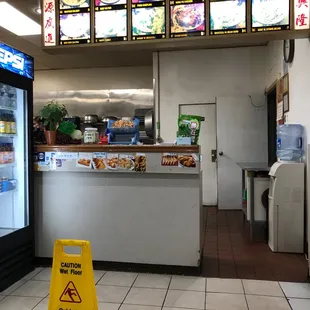 the inside of the restaurant