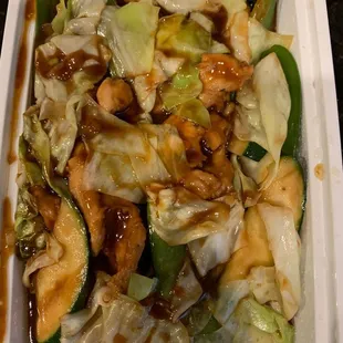 double cooked chicken .... bland, bland, bland