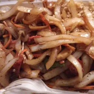 ALL Onions!!  Where's the Meat??