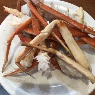 Saturday and Sunday crab legs
