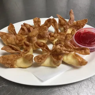 3. 8 Fried Cream Cheese Wontons