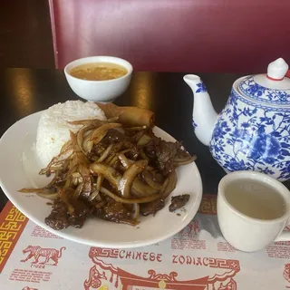 12. Mongolian Beef Lunch Special