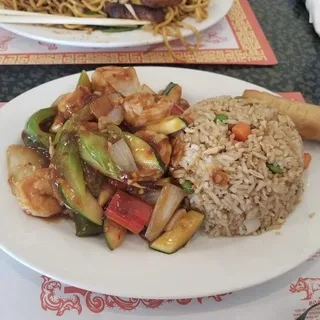 17. Garlic Shrimp Lunch Special