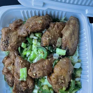 Salt and Pepper Chicken Wings