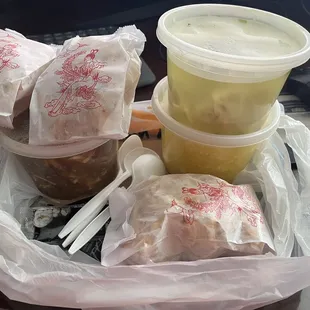 Hot &amp; Sour Soup Wonton Soup Egg Drop Soup