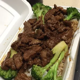 Teriyaki beef!