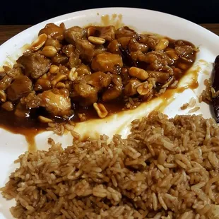 Kung Pau Chicken, yummy and spicy!