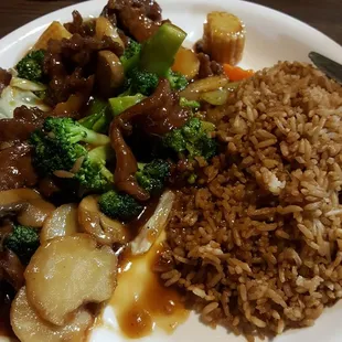 Beef eith mixed veggies - outstanding!