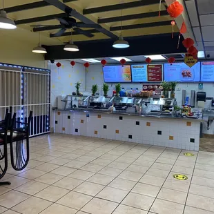 Social distancing enforced