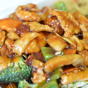 chicken w garlic sauce ^^