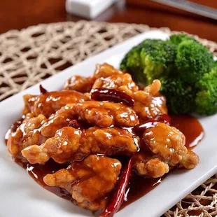 General Tso's chicken，