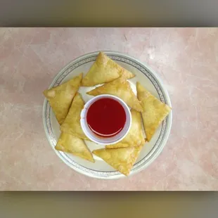 Fried cheese wonton（Crab rangoon）