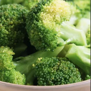 a bowl of broccoli florets