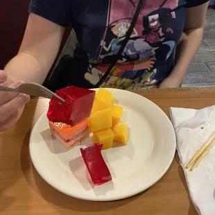 Mango jello