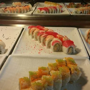 sushi and sashimi, food, sashimi, sushi