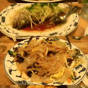 plates of food on a table
