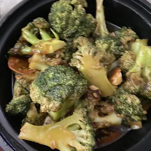 Broccoli and garlic