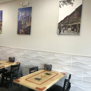 sushi and sashimi, interior