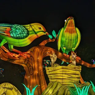 Birds actually chirp ...