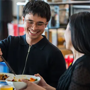 Dining in our Oolong Cafe
