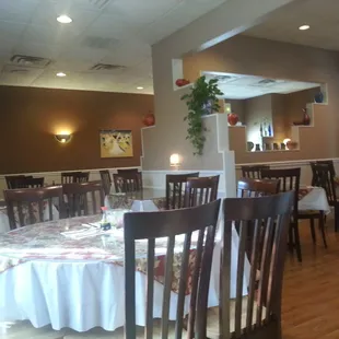 Inside is nice. Almost feels like a house.