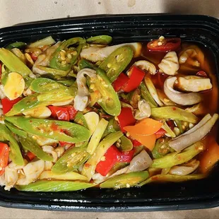 Pickled Peppers Pork Tripe