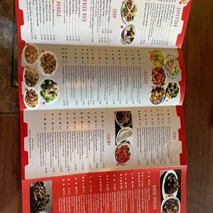 menu, pizza
