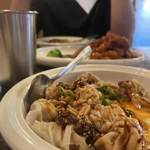 Wonton In Szechuan Chili Sauce