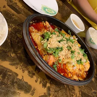 Steamed Chicken with Chili Sauce