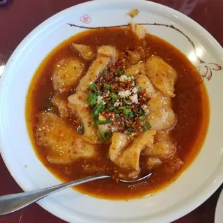 Sliced Fish in Hot Chili Oil