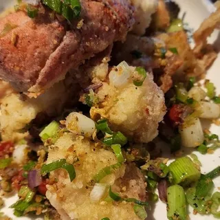 Black pepper lobster tail