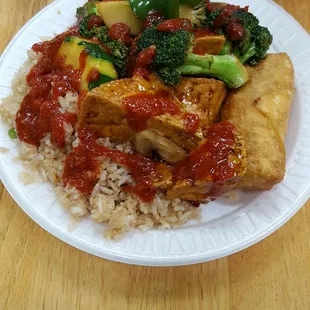 Tofu homestyle at this place is actually pretty good. Oh course, a lot of chili oil makers it better!