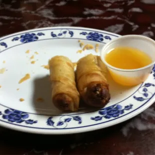 The egg roles are to die for!