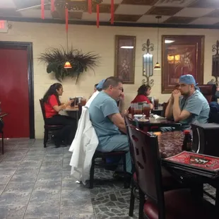 The small dining area. Get here before lunch rush to get a seat
