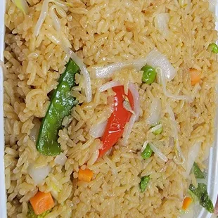 Vegetable fried rice