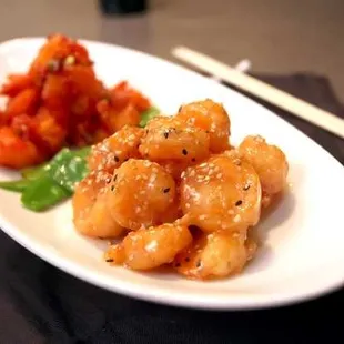 Our famous Rainbow Shrimp!