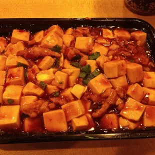 Ma Po Tofu with spicy porj