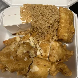 #1. Almond Boneless Chicken Combo