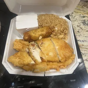 #1. Almond Boneless Chicken Combo