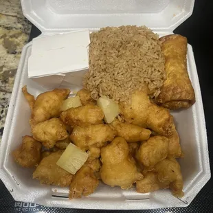 Sweet and sour chicken