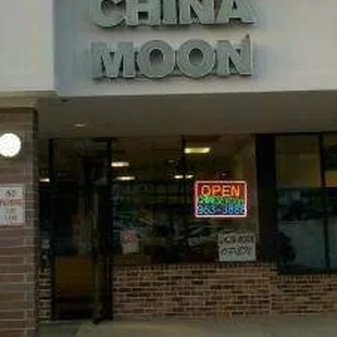 the front of the building