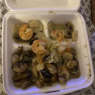 $15 Shrimp with Lobster Sauce family meal