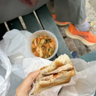 Sesame Pancake Sandwich