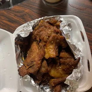 Honey garlic spare ribs