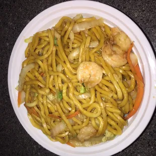 Small Shrimp Lo Mein ($4.95)