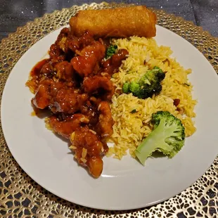 General TSO chicken (Plated @ home)