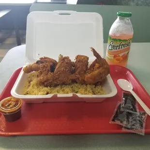 Fried Chicken Fried Rice (Number 1) I love it