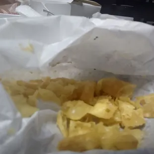 Bag of crumbs " wonton"