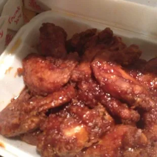 Honey BBQ wings