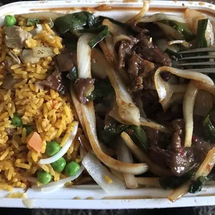 Two thumbs up on the Mongolian Beef!!  very tasty!! It's a sweet and spicy beef.